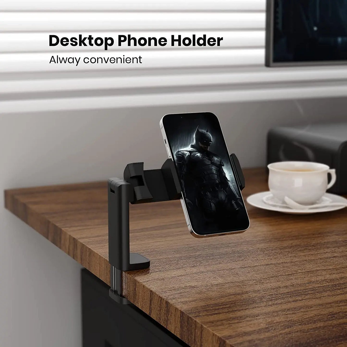 Airplane Travel Phone Holder Stand Mount Desk 360 Rotate Foldable