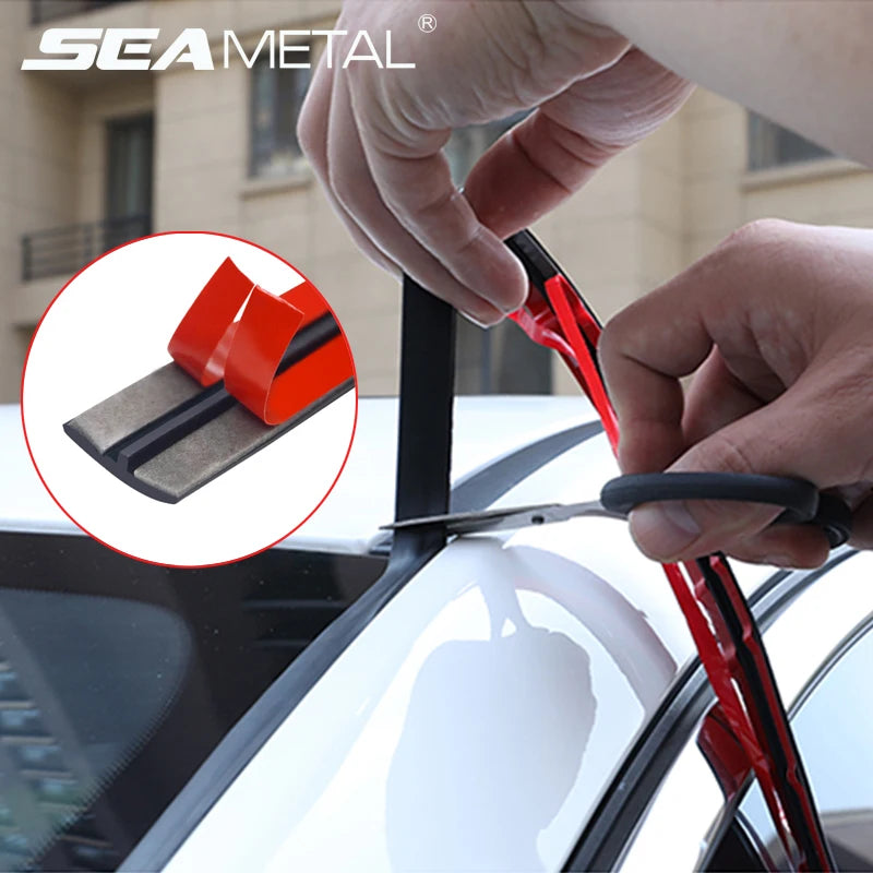 Car Rubber Seal Strips Auto Seal Protector Sticker Window Edge