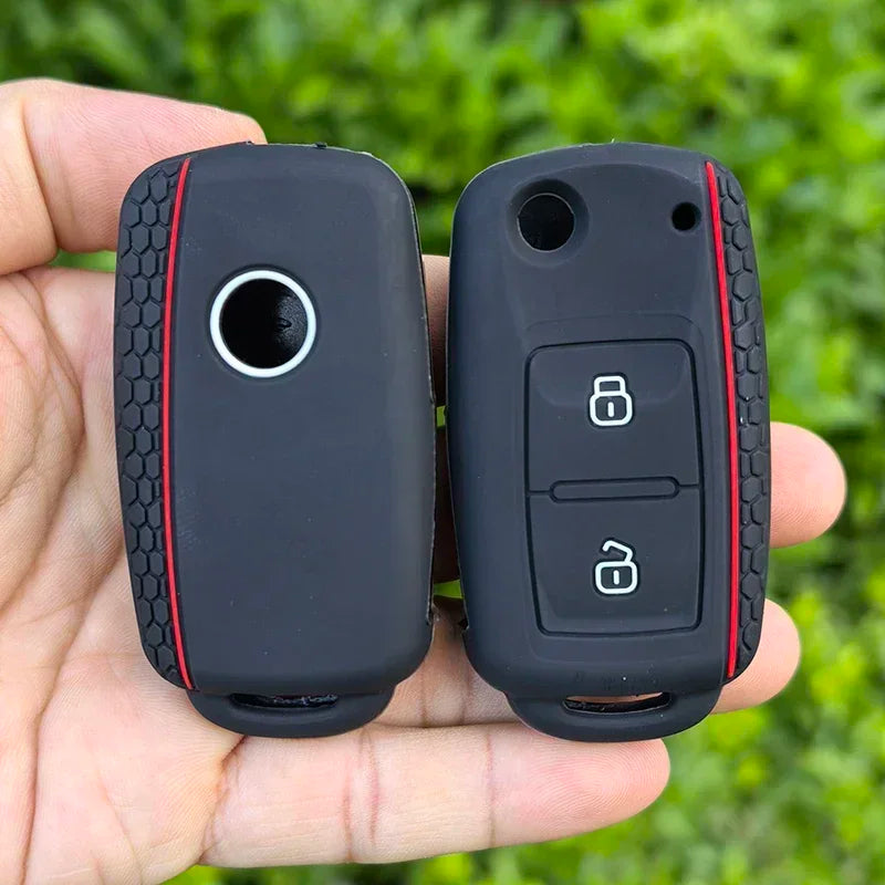 Silicone Car Key Case Key Cover For VW T5 Polo Passat Volkswagen Golf