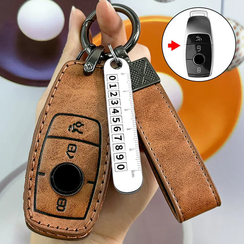 Car Remote Key Case Cover Shell Fob For Mercedes Benz C S Class W206