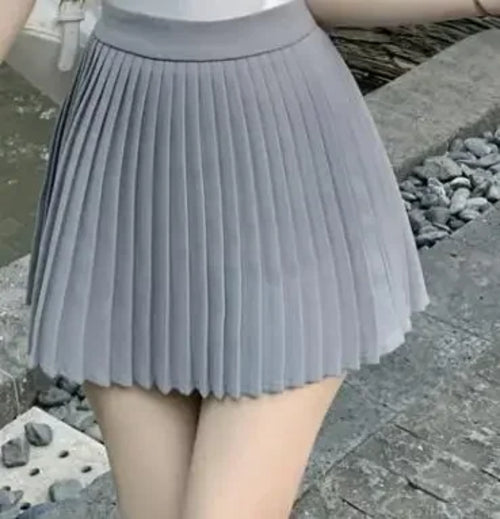 Fashion Tennis Wear Outfits Women 2 Piece Dress Sets Short Sleeve