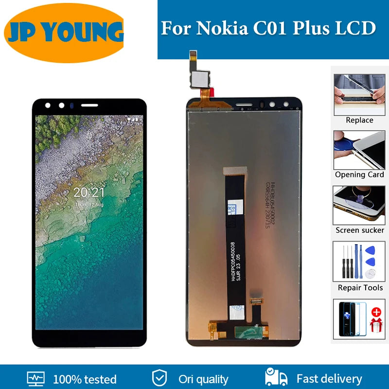 Original 5.45"LCD For Nokia C01 Plus LCD Display Nokia C01Plus TA-1383