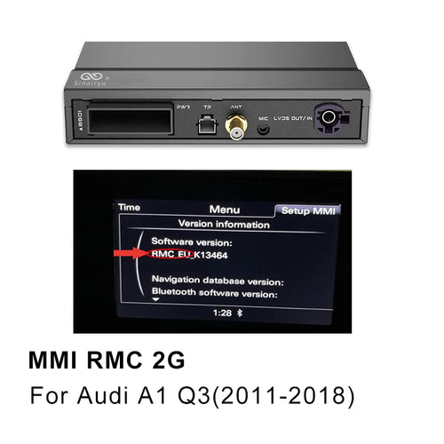 Sinairyu Wireless Apple CarPlay for Audi A1 A3 A4 A5 A6 A7 A8 Q2 Q3 Q5