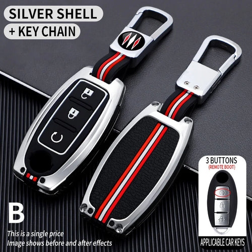 Key Fob Cover with Keychain Lanyard for Nissan Altima Sentra Maxima