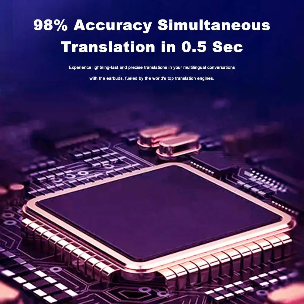 Translator Earbuds 144 Languages Real Time Translator Earphones Smart