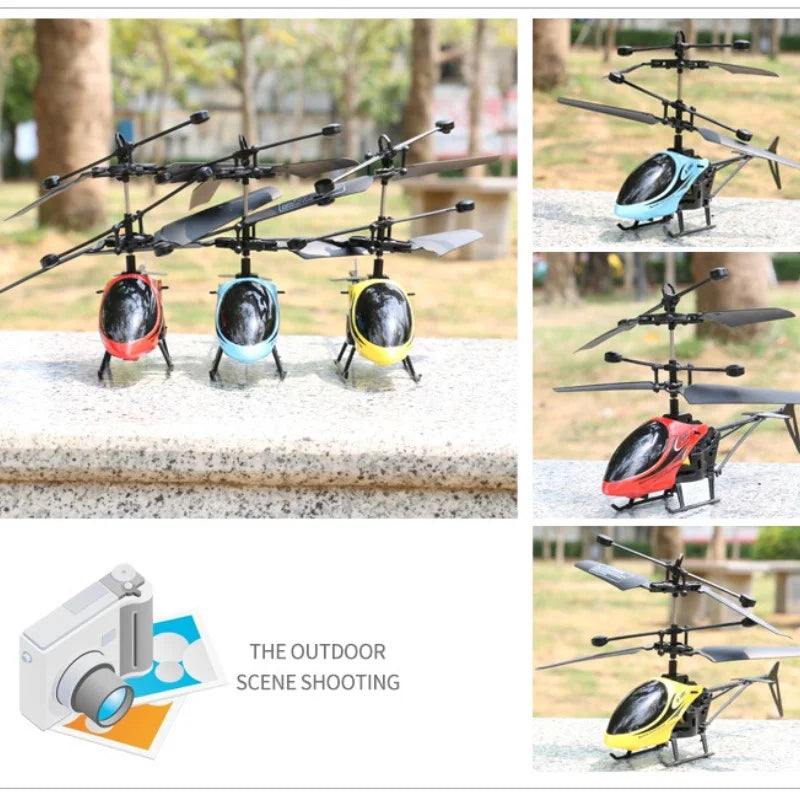 Induction Hovering Safe Fall-resistant Mini Helicopters Toys