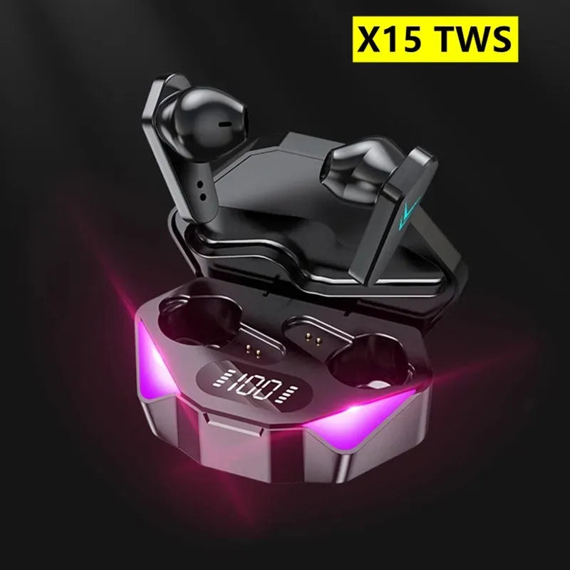 X15 TWS Gaming Earbuds Wireless Bluetooth Earphones With Mic Bass