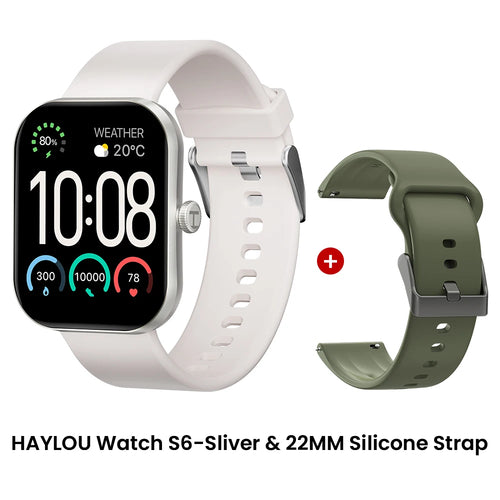 HAYLOU Watch S6 Smartwatch 2.01" HD Display Smart Watch Bluetooth