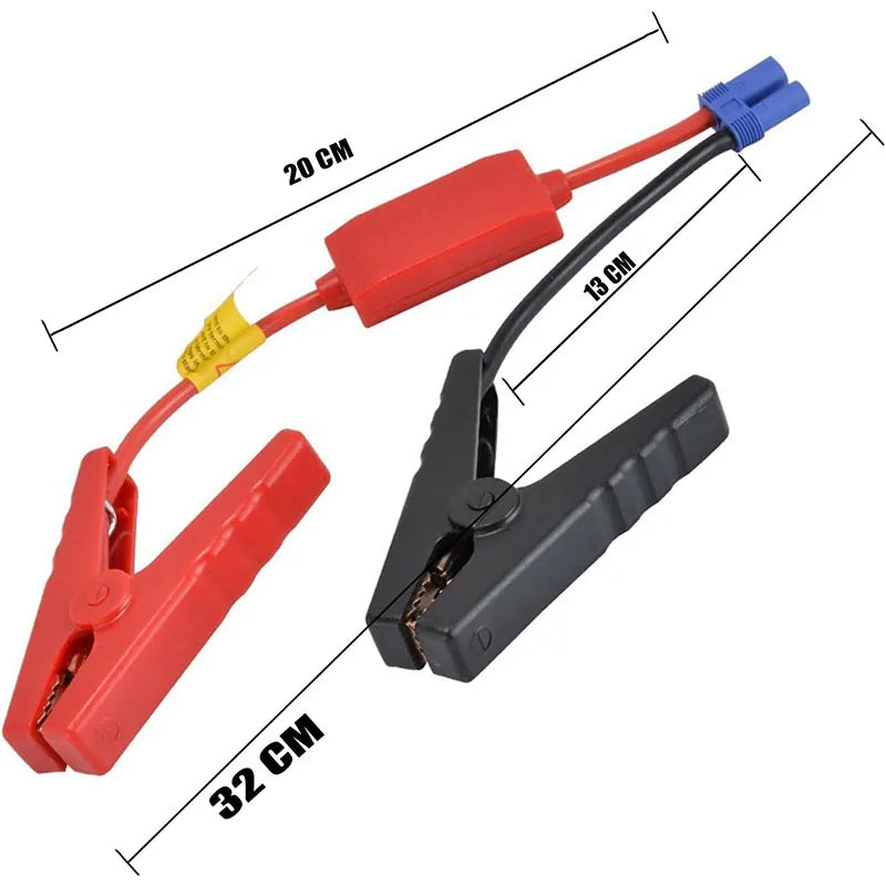 Jump Starter Cable with Clamps Booster Cable with EC5 Plug Connector