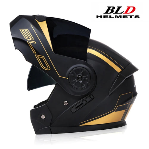 BLD Personalised Motorcycle Full Face Helmet Men Women Fashion Dual