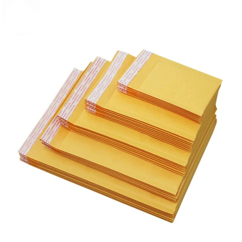 20PCS/Lot Kraft Paper Bubble Envelopes Bags Different Specifications