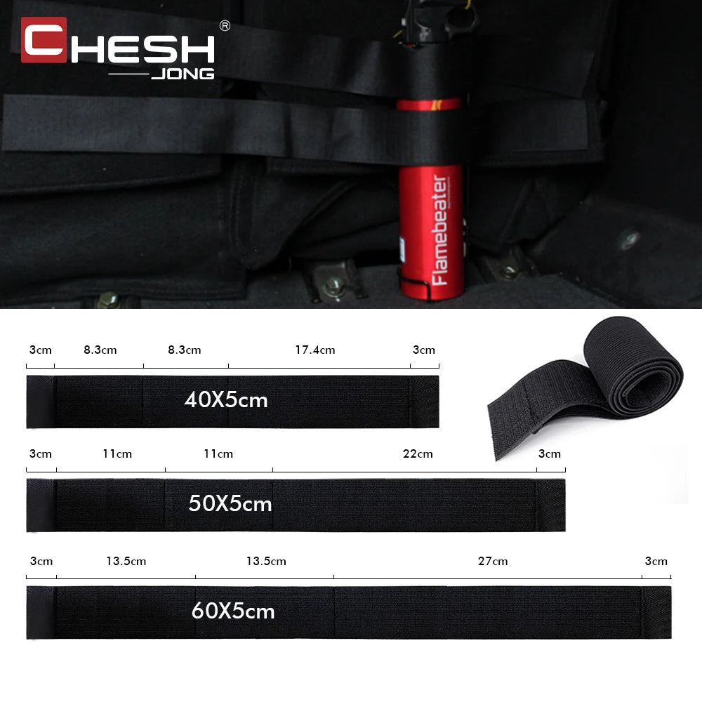 Car Trunk Organizer Black Magic Tapes Car Accessries Fixing Belt