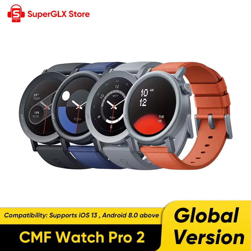 Global Version CMF by Nothing Watch Pro 2 1.32" AMOLED Bluetooth 5.3