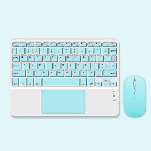 For IPad Wireless Silent Keyboard with Touchpad for Xiaomi Samsung
