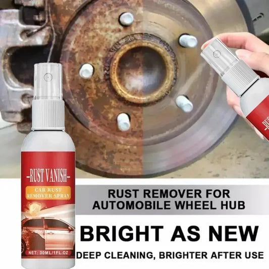 Car Rust Remover Spray Metal Surface Chrome Cleaner Car Body Paint