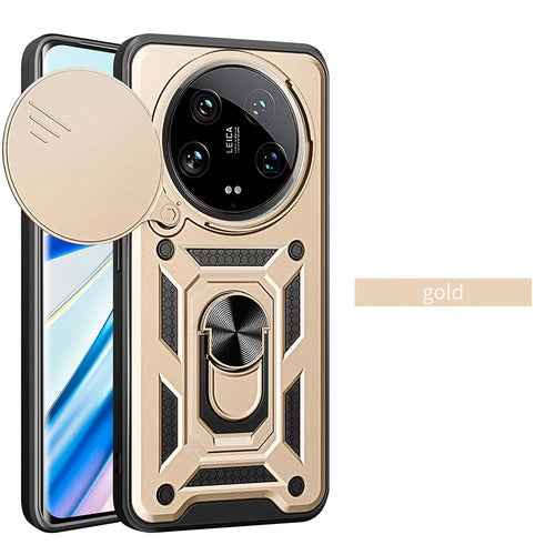 Armor Funda for Xiaomi 14 Ultra Redmi A4 14C 4G POCO C75 Case Slide