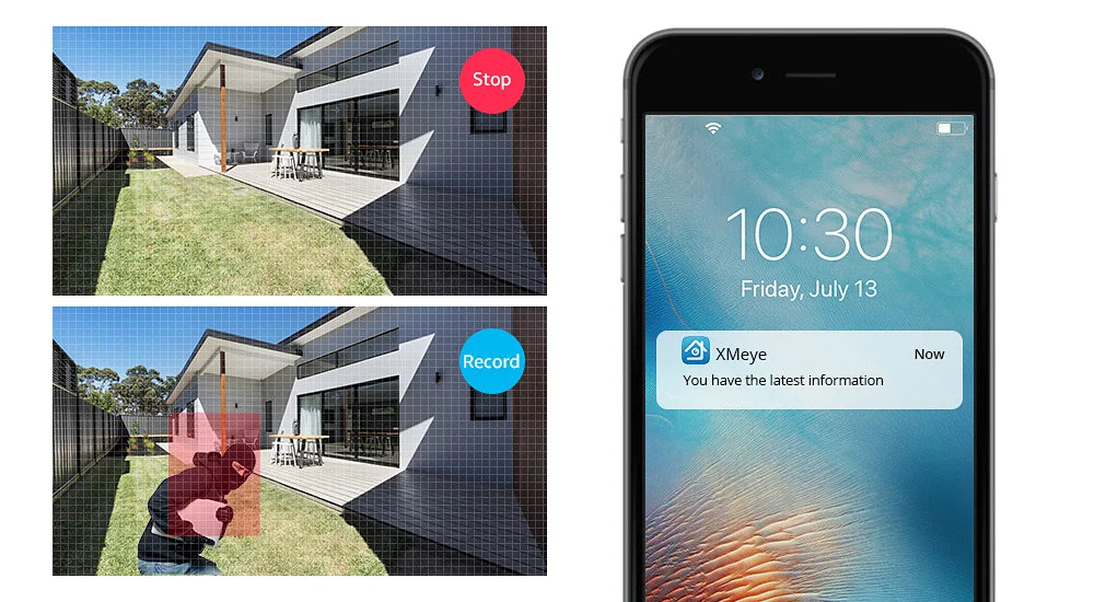 Super 8MP POE NVR Video Recorder Audio IP Camera H.265 CCTV System