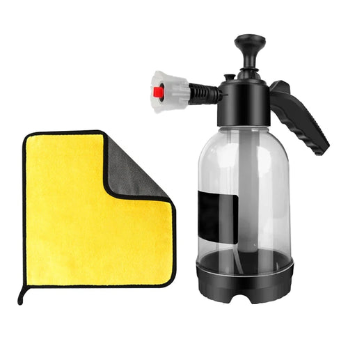 Plastic Disinfection Water Bottle Car Washing Spray Pot Foam 2L Spray