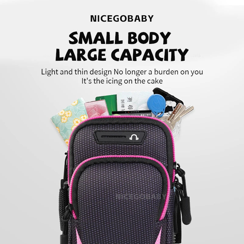 7.5-Inch Universal Waterproof Sports Arm Cover Outdoor Running Bike