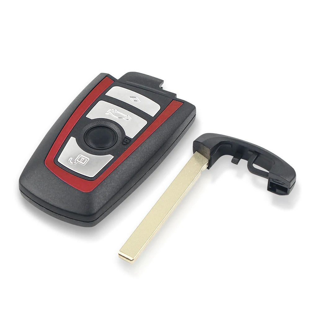 KEYYOU 3/4 Buttons Remote Key Fob For BMW 5 7 F Series FEM /