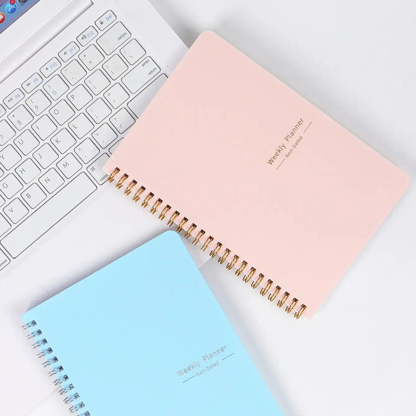 Undated Weekly Planner A5 Weekly Goals Spiral Binding Notebook Planner