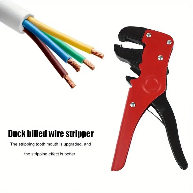 Plastic Steel Portable Multifunctional Duckbill Wire Strippers, Reset