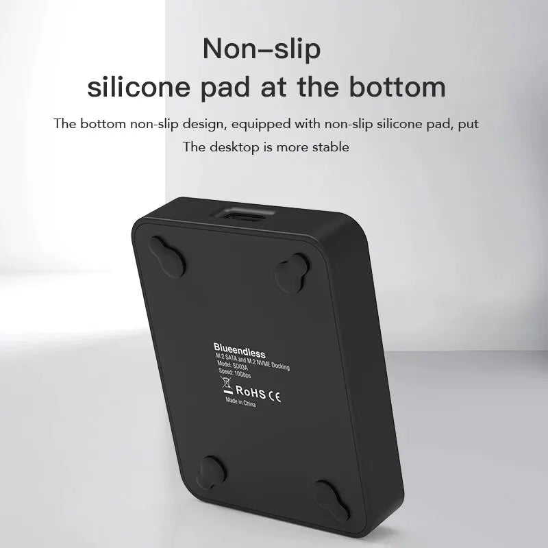 Blueendless External SSD Hard Disk NVME Enclosure 10G Online Reading