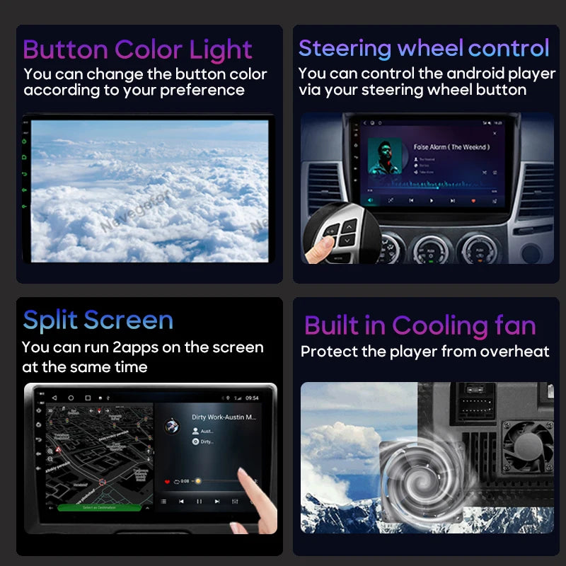 Car Video Player For Honda Pilot 1 2005 - 2008 WIFI Android Auto Car