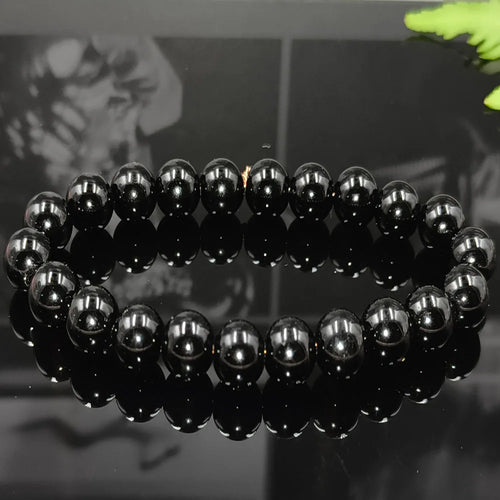 Natural Stone Beaded Bracelet With Mineral Stone Reiki Quartzs Bangles