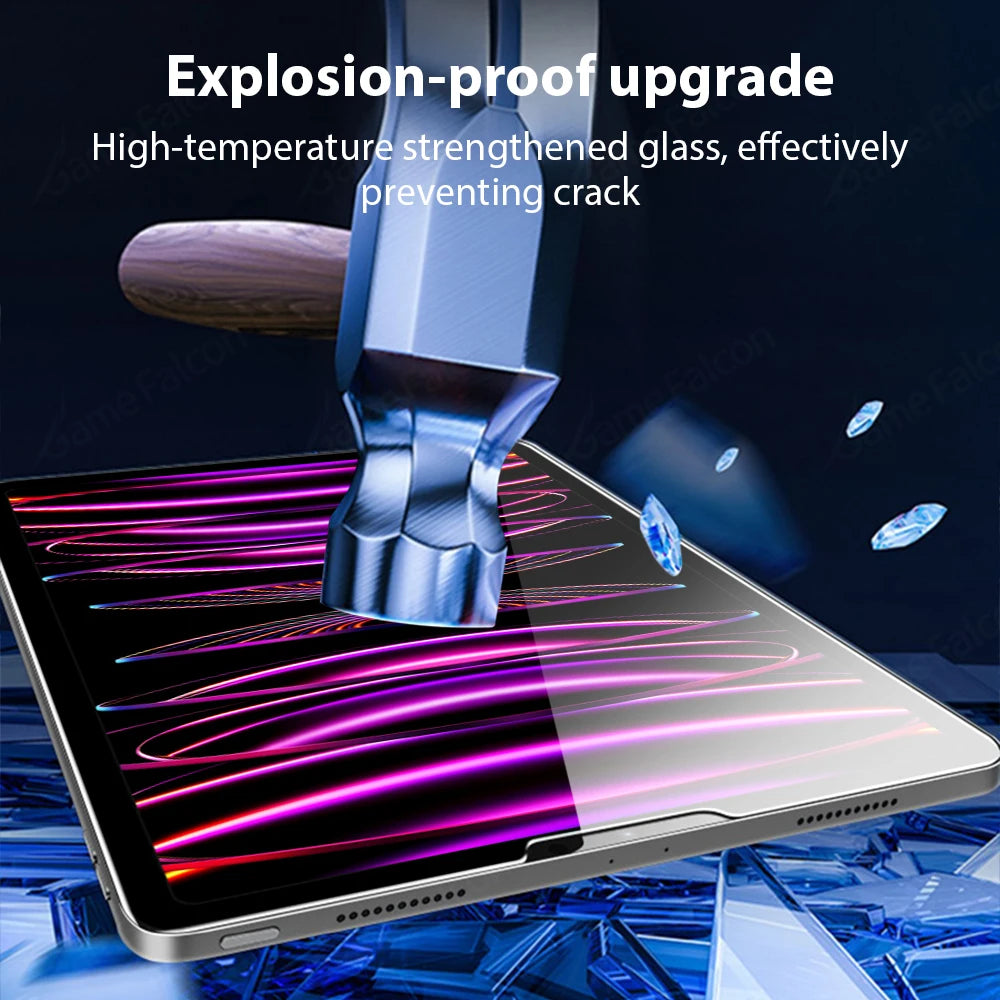 Tempered Glass Screen Protector For Ipad Pro 12.9 11 6th 2022 Air 5 4