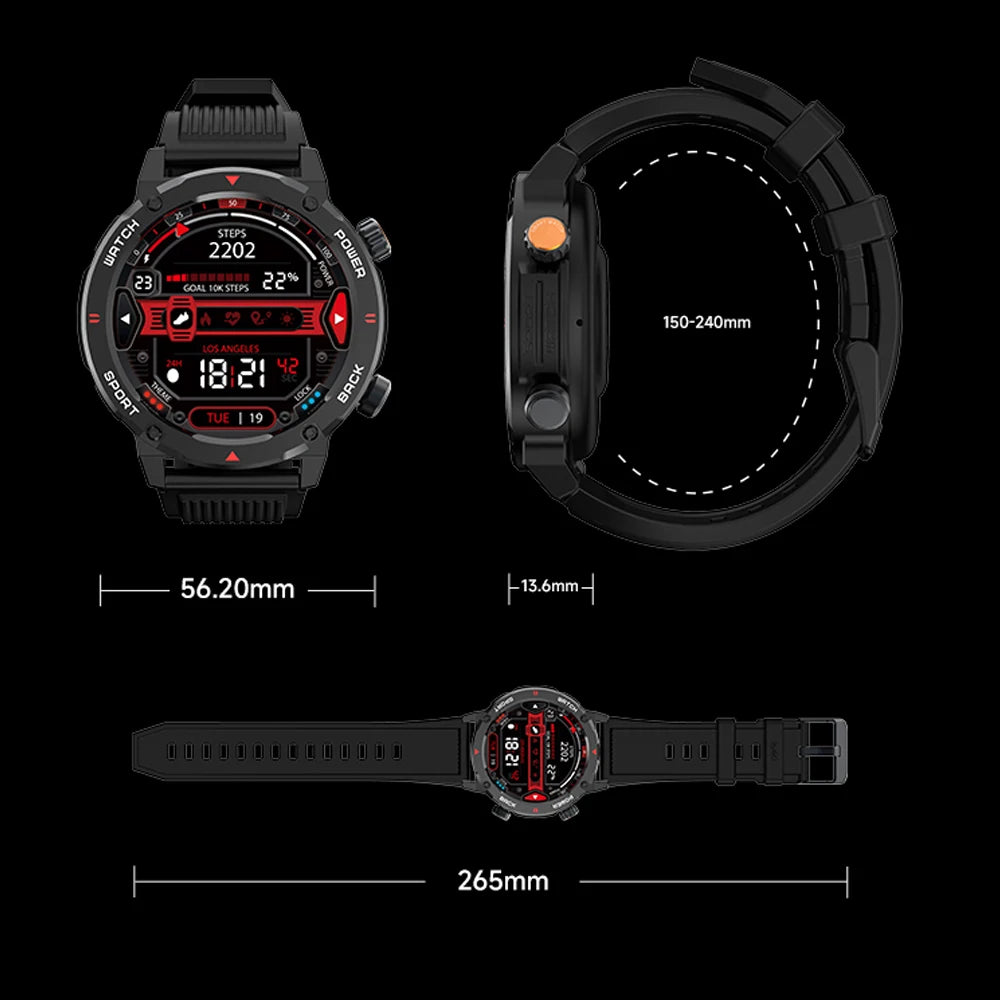 NEW ARRIVALS IMIKI D2 Smartwatch Super-retina AMOLED Display Long