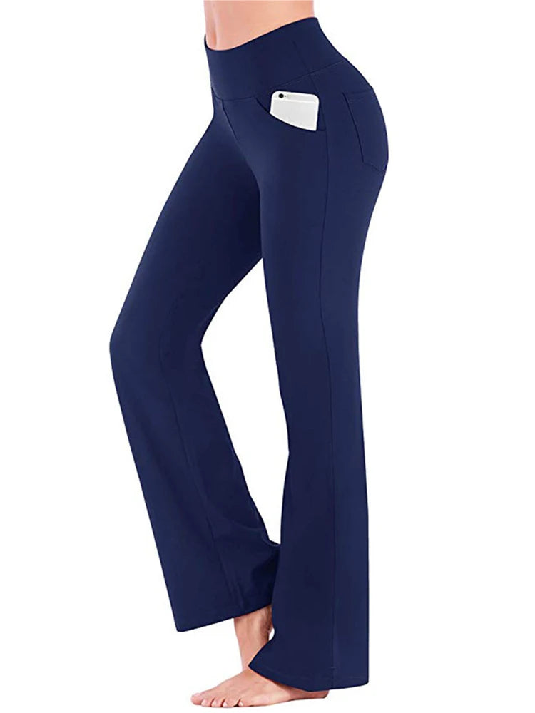 Ogilvy Mather Solid Elegant Female Lady Women's Legs Pants Palazzo