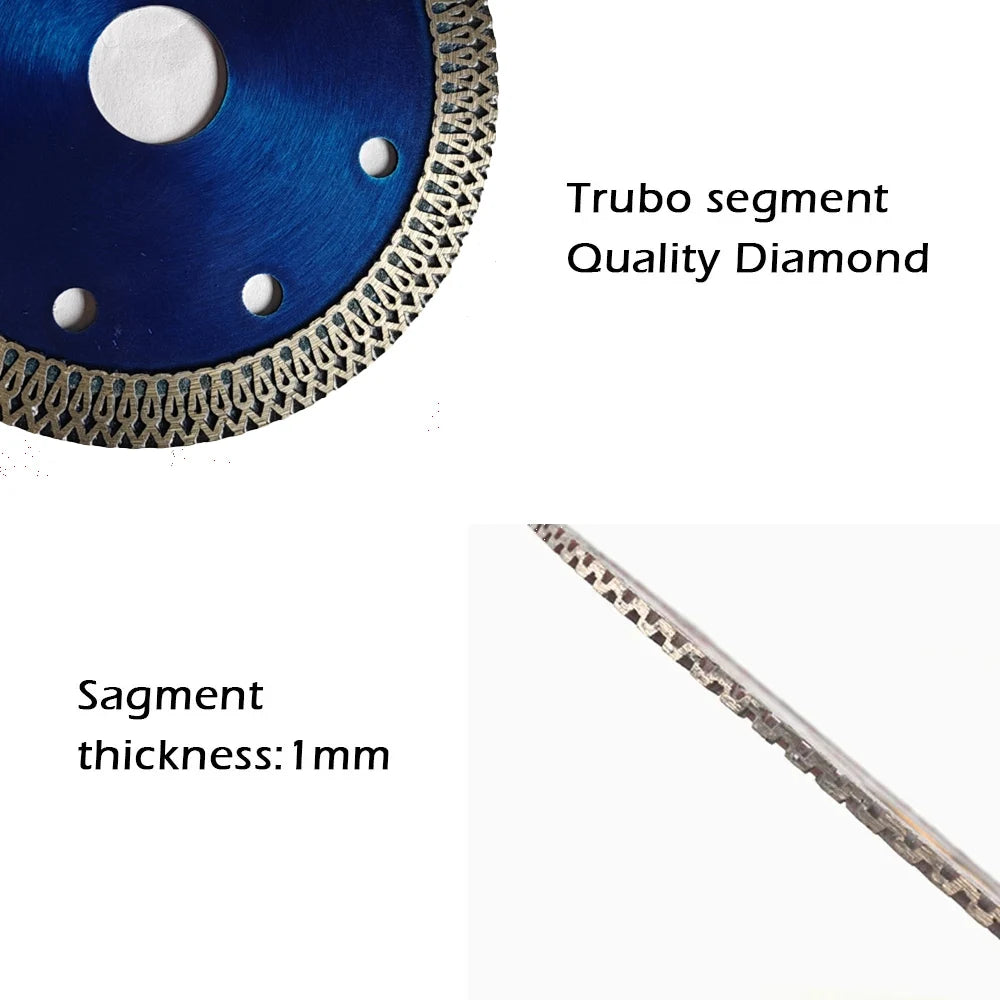 105MM/115MM/125MM Turbo Diamond Saw Blade Granite Marble Cutting Disc