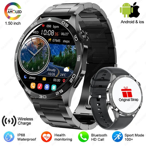 2024 New For Huawei Smart Watch Men Watch 4 Pro+ 1.50 Inch HD Screen