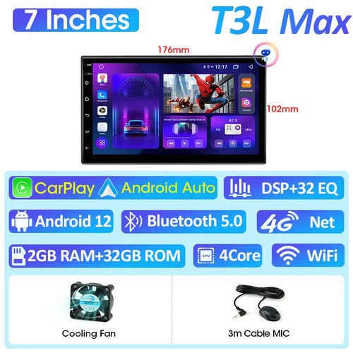 Vtopek 7 9 10 Inch Android 12 4G Car Radio For Toyota VW Kia Nissan