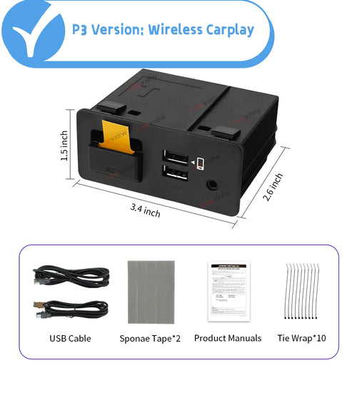 Mazda CarPlay and Android Auto USB Media Hub Retrofit Kit, Support