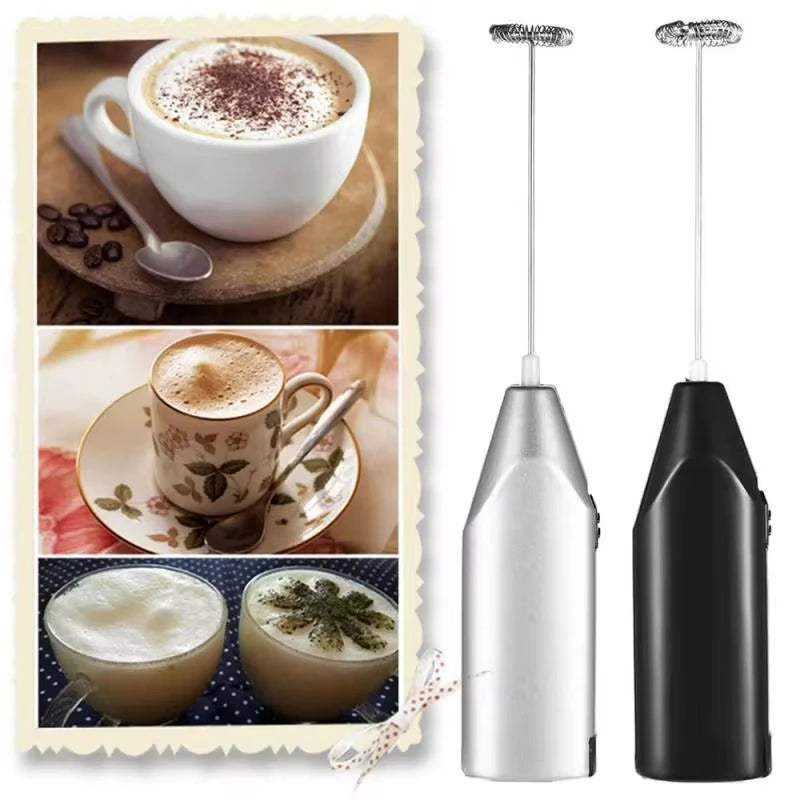 Electric Milk Frother Handheld Egg Beater Foamer Coffee Maker Electric