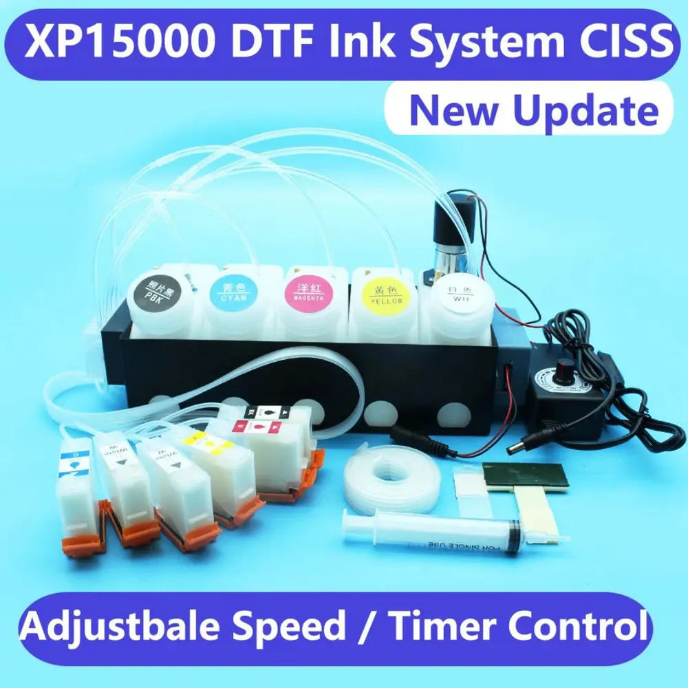 XP15000 DTF CISS For Epson Expression Photo HD XP-15000 White Ink Tank