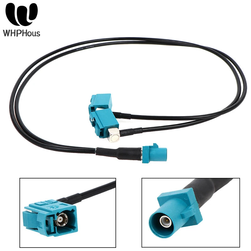 50cm Car GPS Antenna Splitter Cable Replacement Fit For BMW