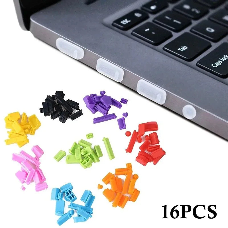 Anti-dust Plug Notebook Universal Anti Dust Plug 16Pcs Laptop Cover
