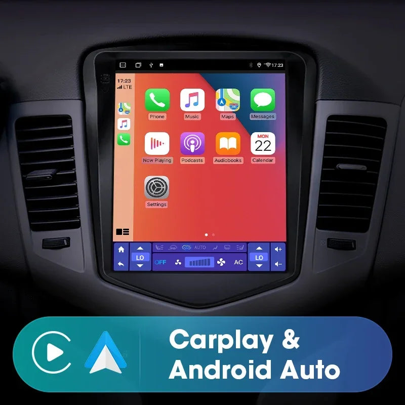 For Chevrolet Cruze 2008-2014 Carplay Android 12 Car Radio Multimedia