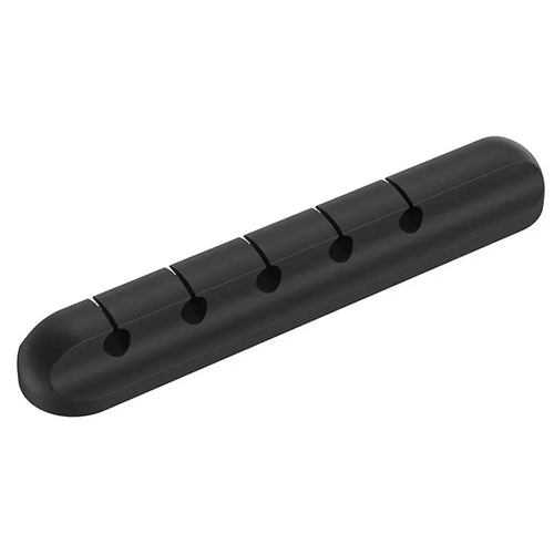 L16 Cable Organizer 5 Hole Silicone USB Desktop Management Clip Holder