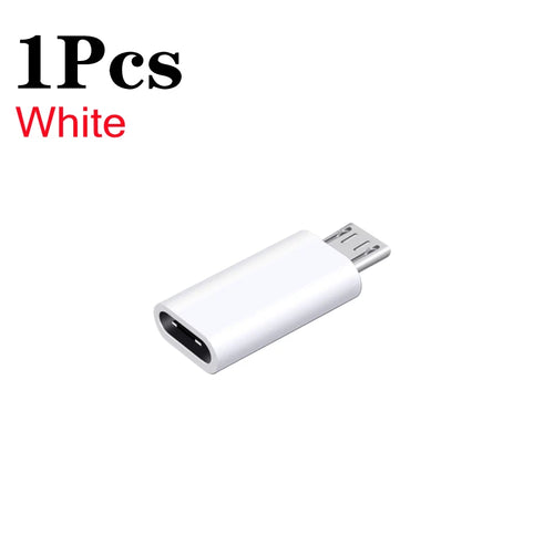 1-6Pcs USB Type C Female To Micro USB Male Adapter Connector TypeC USB