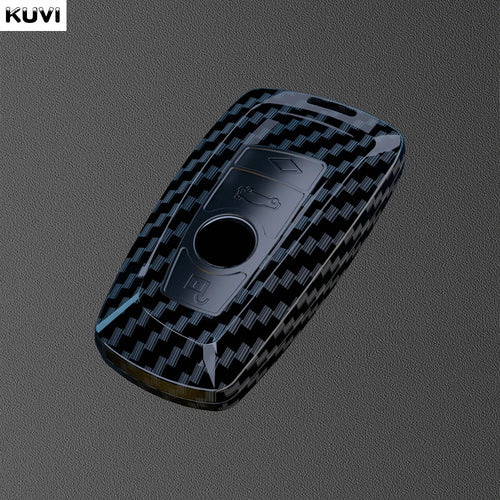 ABS Carbon Fiber Car Key Case Cover For BMW F30 F31 F32 F34 F20 F21