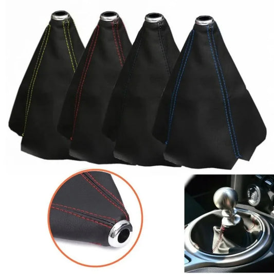 16mm Universal Car Gear Shift Collars Pu Leather Car Shift Collar