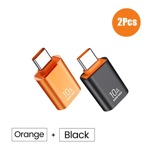 10A USB 3.0 Type C Adapter TypeC Female To USB Male Converter Fast