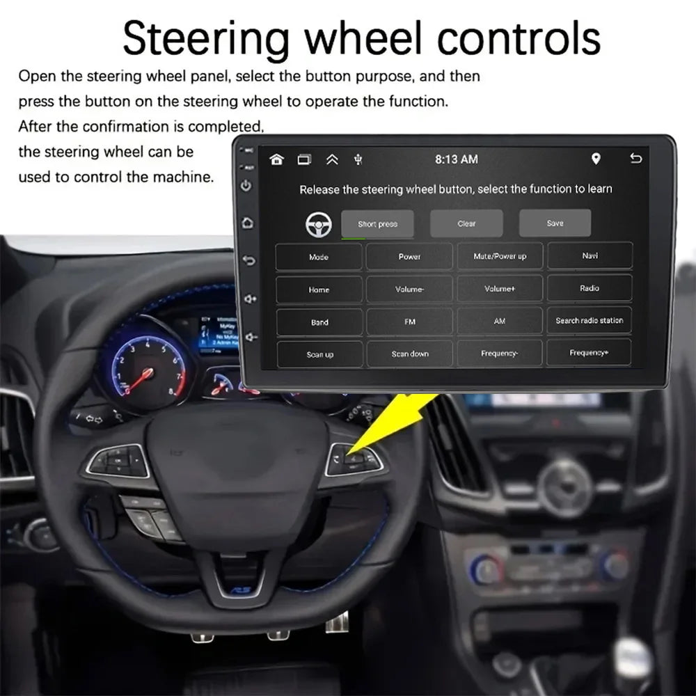 9inch/10inch 1 DIN Universal Multimedia Video Player, Car Radio,