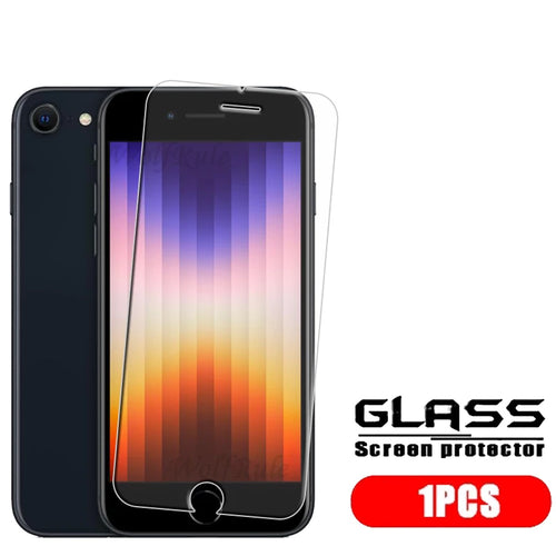 4Pcs For iPhone SE 2022 Glass iPhone SE 2022 2020 7 8 Plus Tempered