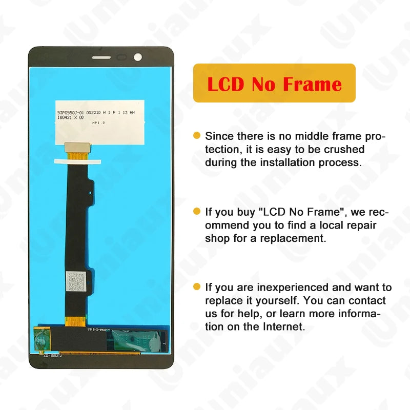 IPS LCD For Nokia 5.1 LCD Display Touch Screen Digitizer Assembly For