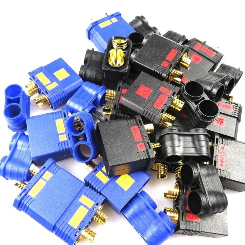 2/5pair QS8-S Heavy Duty Battery Connector Anti-Spark Gold Connector